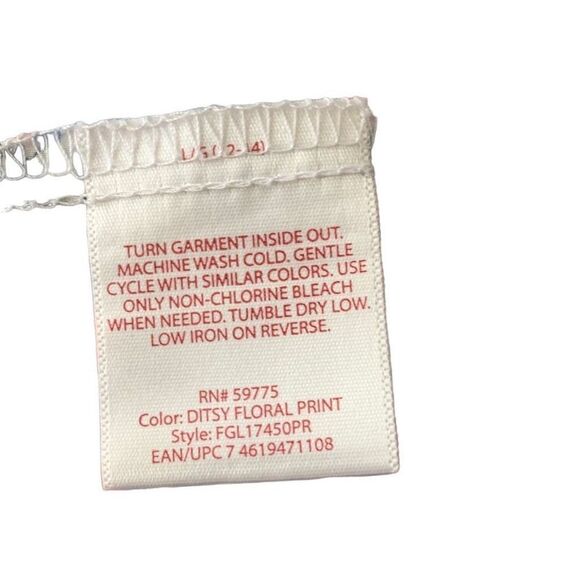 Pre Owned Women’s Faded Glory Halter Tank Top Floral Size Lg Classic Style Comfy - Picture 10 of 10